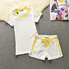 Juicy Couture Original Stripes Velour Tracksuit 653 2pcs Women Suits White