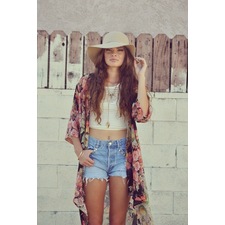 Luna Vintage — Wildflower Kimono (WAS $50)