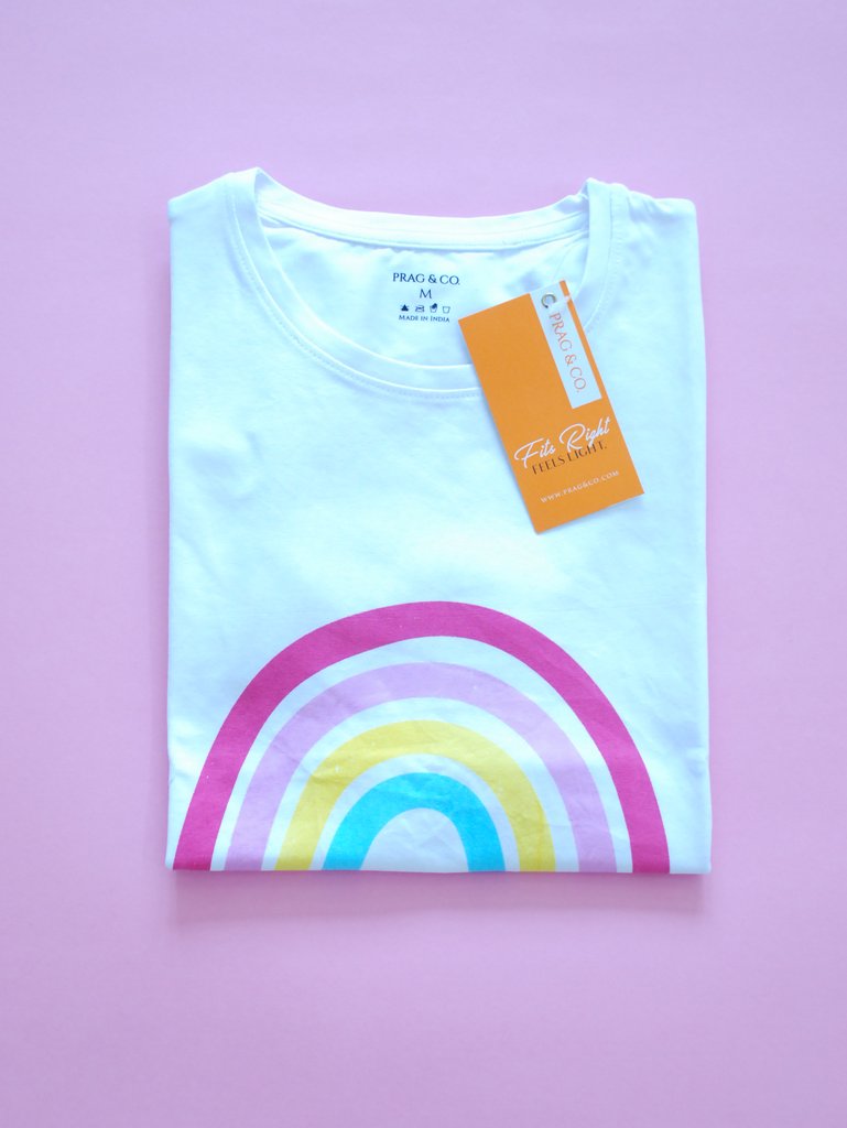 Buy T-Shirts For Women | Shop Printed, Plain, Polo T-shirts Online – Prag & Co