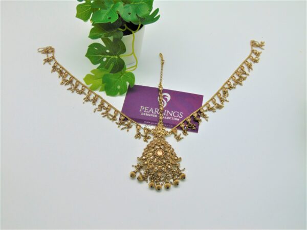 Fancy Matha Patti with CZ c...