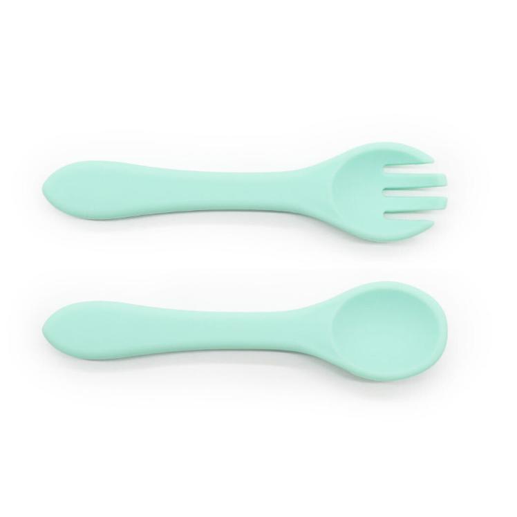 Silicone Chewy Fork & Spoon...