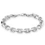 Sterling Silver 7mm Anchor Bracelet Diamond Cut