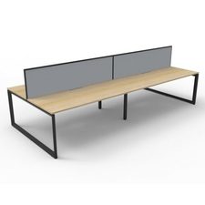 Deluxe Straight Workers Pod 4 Person