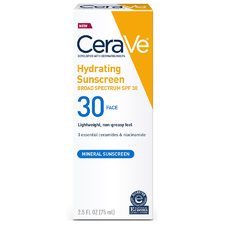 Mineral Sunscreen Lotion for Face with Zinc Oxide SPF 302.5fl oz