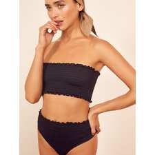 Black Tide Bikini Top