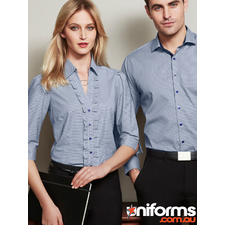 Ladies Edge 3qtr Shirt - Uniform Super Store