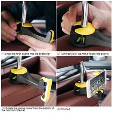 Load image into Gallery viewer, Car Headrest Hook