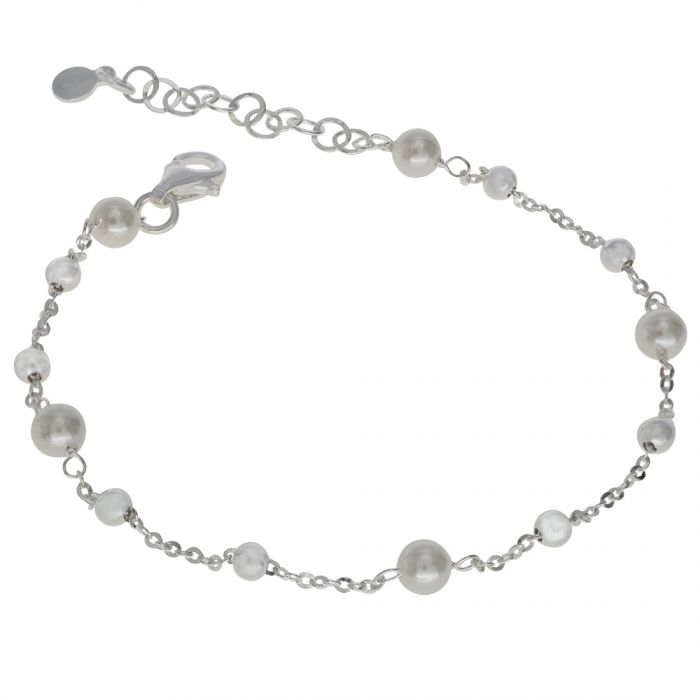 Sterling Silver Faux Pearl ...