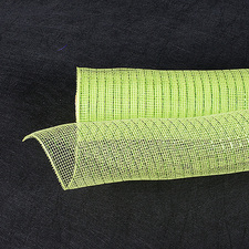 lime deco mesh wrap 21"