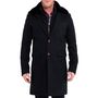 Buy Men's Designer Peacoat KingFur Black Blazer | Maceoo