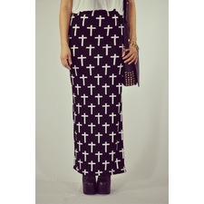 Image of Cross it Maxi Skirt(WAS $35)