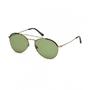 Tod's Antique Gold-Green Pilot Sunglasses