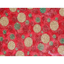 red gold dots organza holid...