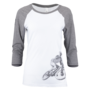 Pivot Rider 3/4 Women's Tee - Gray