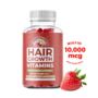 Biotin Vegetarian Strawberry Gummies For Hair Growth