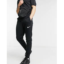 Nike Training Dry tapered fleece sweatpants in black, 1 of 4