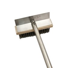 ilFornino® Stainless Steel Brush with Scraper 24" Handle