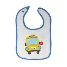 Cloth Bibs for Babies School Bus 2 Baby Accessories Burp Cloths Cotton - Cute Rascals