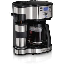 hamilton beach 2 way brewer coffee maker
