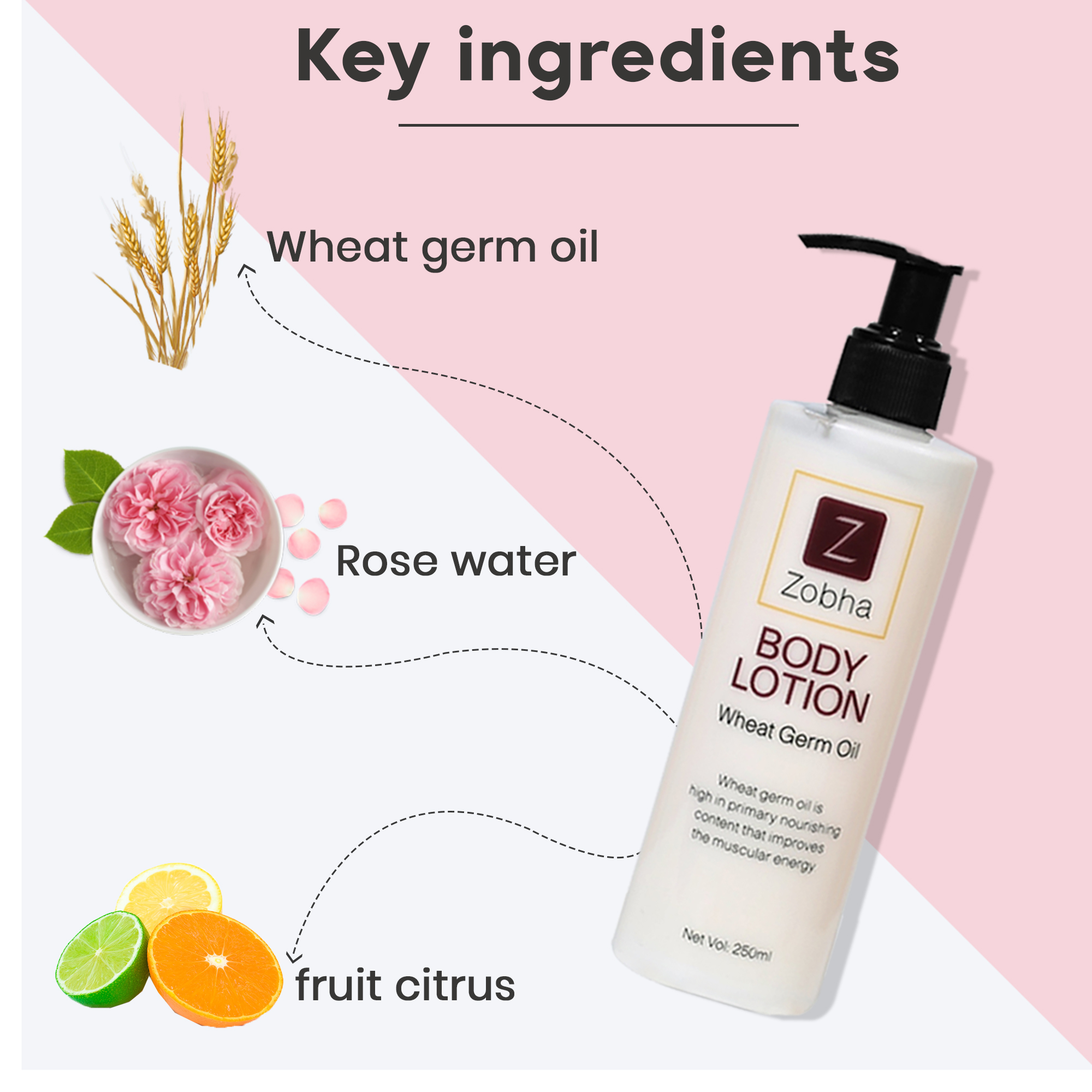 ZOBHA BODY LOTION PURE WHEA...