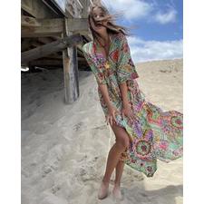 Slik Kaftan Dress