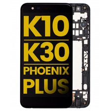 LCD Assembly With Frame Compatible For LG K10 (2018) / K30 / Phoenix Plus (Refurbished) (All Colors)