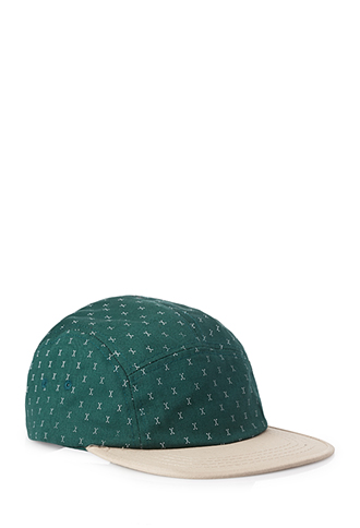 Colorblocked Dotted Five-Panel Hat | 21 MEN - 2000060347