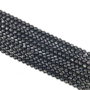 hypersthene round beads 6mm