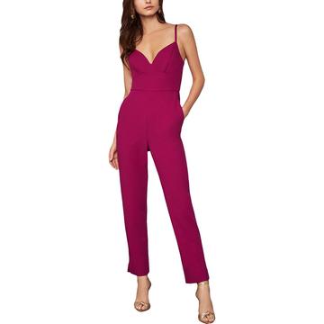Womens Sweetheart Cut Out Back Jumpsuit