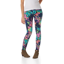 Ashley Ultra Skinny Saturated Floral Print Jean - Aeropostale