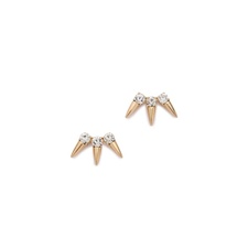 Jules Smith Rhinestone & Spike Earrings