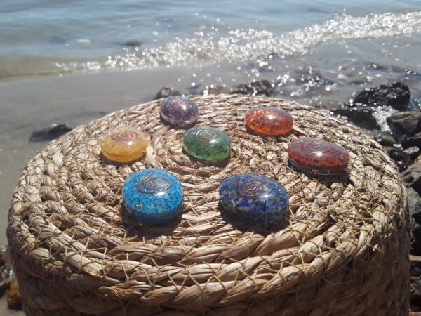 7 piece Crystal Orgonite ch...