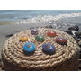 7 piece Crystal Orgonite chakra set