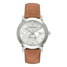 Burberry Brown City Embossed Check Watch