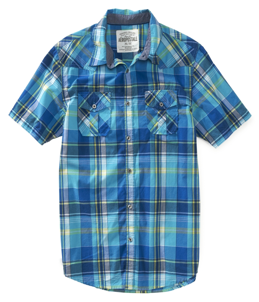 Western Plaid Poplin Woven ...