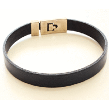 Flat Cow Leather Bracelet