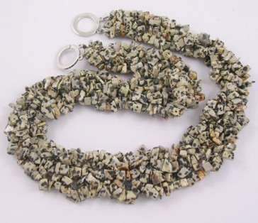 Handmade Gemstone Chips Necklace