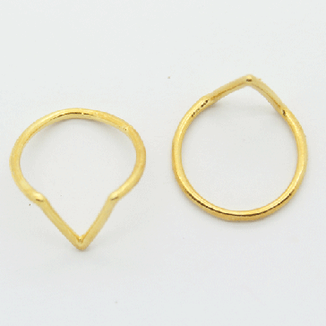 Brass Mid Knuckle Rings - A...