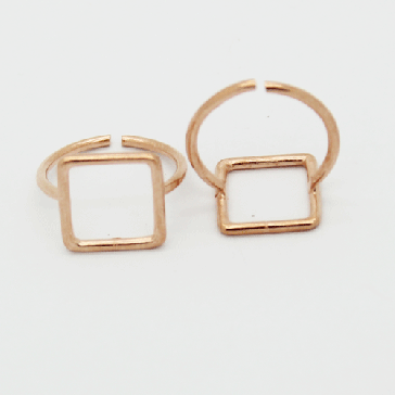 Brass Mid Knuckle Rings - S...