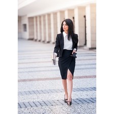 STRIPPED SLIT BLAZER AW14 15/14