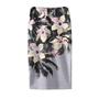 Flowers Printed Side Split Bodycon Skirts