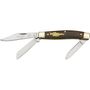 Boone Knife Company 02KF Daniel Boone Replica Stockman Pocket Knife with Brown Walnut Handles