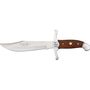 Boone Knife Company 001BW Daniel Boone Replica Bowie Fixed Blade Knife with Brown Walnut Handles