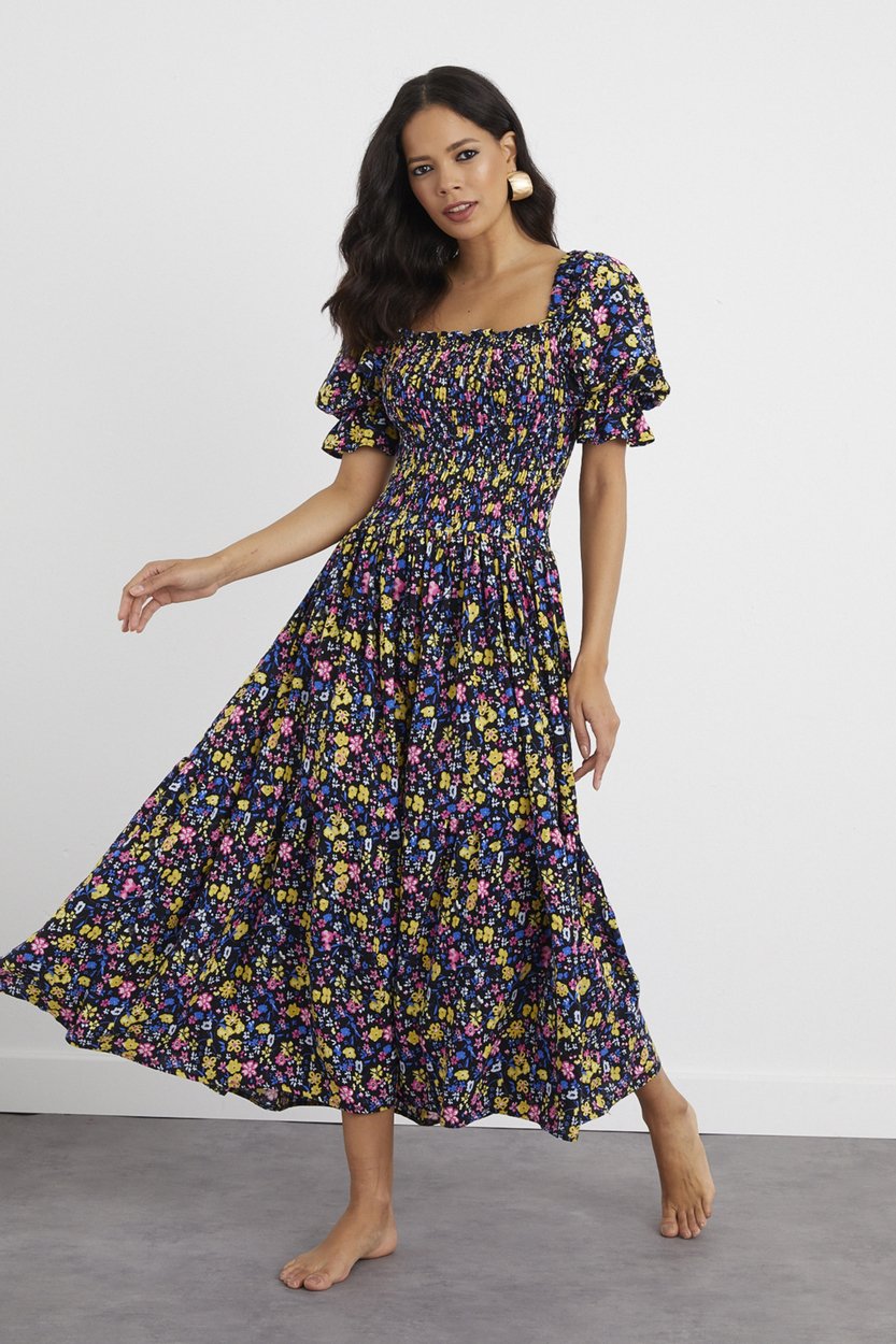 Women's Square Neck Gimped ...