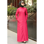 Women's Button Red Dress