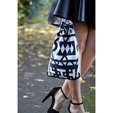 URBN TRIBE BERLIN  DRAWSTRING BACKPACK WITH LEATHER DETAILS