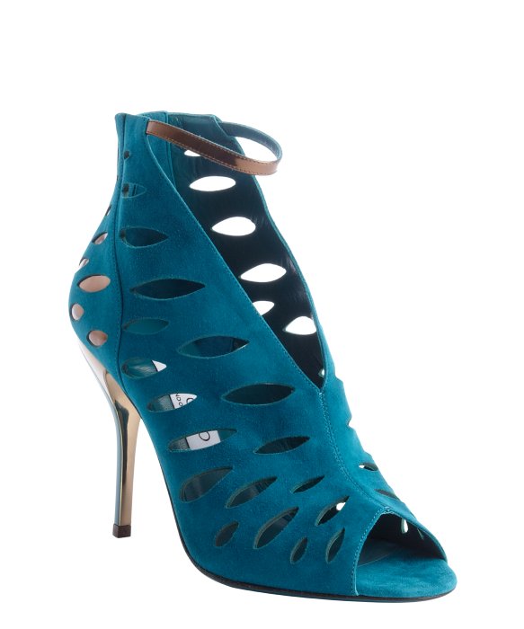 Jimmy Choo : blue suede and...
