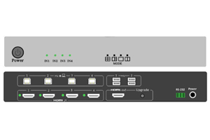 4-port Multi-View KVM Switc...