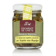 Σαλιγκάρια με λεμόνι & θυμάρι "Escargot de Crete" 90g