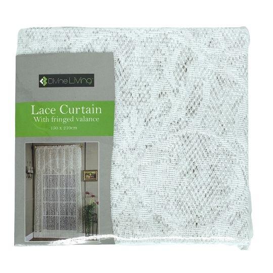 Lace Curtain Polyester 1 Panel 150x210cm